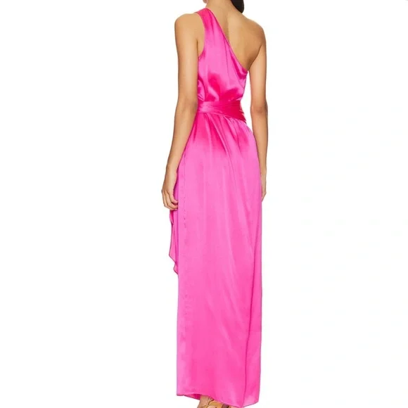 Amanda Uprichard Delmar Gown Pink - Picture 3 of 6